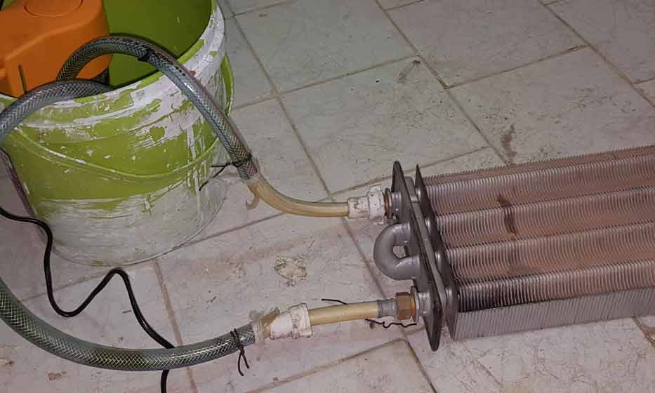 رسوب زدایی پکیج